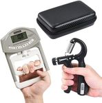 Handeful Complete Grip Strength Training Set - Portable Exerciser, Bag, & Dynamometer Meter