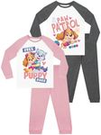 Paw Patrol Pyjamas | 2 Pack Girls Pyjamas | Everest And Skye Pyjamas | Pjs For Girls | Multicolour 3-4 Years