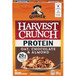 Quaker Harvest Crunch Protein Granola Cereal - Oat, Chocolate & Almond 325g