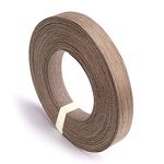 Skelang Walnut 3/4" X 50' Roll Wood Veneer Edge Banding Preglued Iron-On with Hot Melt Adhesive Edgebanding Flexible Wood Tape