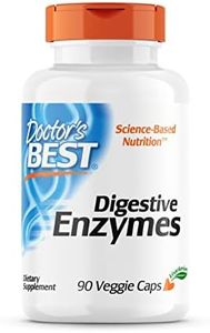 Doctor's Best, Digestive Enzymes (Enzimas Digestivas), 90 Cápsulas vegetarianas, Mezcla de Enzimas, Probadas en Laboratorio, Sin Gluten, Sin Soja, no GMO