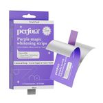 Perfora Purple Teeth Whitening Strips – Pack of 3 Treatments (6 Strips) – Whitens Teeth in 1 Use | Peroxide & Sensitivity-Free, Enamel-Safe Oral Care | PAP & Hydroxyapatite For Stain Removal | Self-dissolving Strips