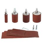 O'SKOOL 4-Pack Sanding Drum Set,Sanding Cylinder for Drill