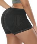 NINGMI Women Butt Lifter Padded Shapewear Enhancer Control Panties Body Shaper Underwear Black