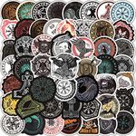 100Pcs Totem Stickers Laptop Car Scrapbook Phone Computer Skateboard Ancient Viking Rune Stickers Vinyl Waterproof Aesthetic Personalised Stickers for Teens Boys Girls Adults Children