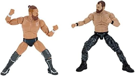 AEW Unrivaled Jon Moxley and Bryan Danielson Two Pack - Two 6-Inch Figures with Aew Microphones and Alternate Hand Accessories - Amazon Exclusive