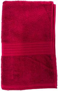 Bombay Dyeing Tulip Premium Cotton Bath Towel 450 Gsm - Large Size (Mahroon), Red