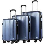 Coolife Luggage Expandable Suitcase