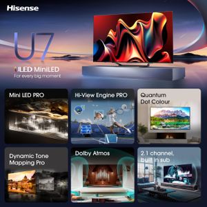 Hisense 65" Mini-LED 4K Smart TV – Ultra HD HDR Display