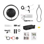 Alnemy DC48V 1000W 440rpm Ebike Conversion Kit for Electric Bike,20-inch Wheel Conversion Kit,Front Wheel ebike Electric Bicycle Conversion Kits,8.3kg