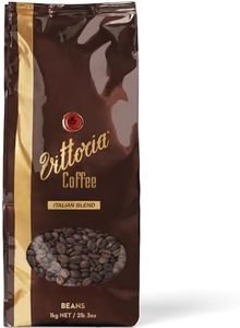 Vittoria Coffee Premium Italian Blend Espresso Coffee Beans 1 kg. Honey & Toasty Notes with a Medium Intensity, Perfect for Home Espresso Machines.