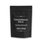 Life of Spice Gingerbread Spice | 30g Pack with Recipe Card | Great Baking Spice for Christmas | Ginger, Cinnamon, Cardamom and Black Pepper | Gingerbread, Cakes and Biscuits | All Natural/Gluten Free