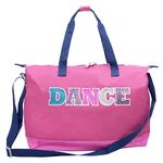 Over The Shoulder Garment Dance Bags for Girls, Teen Dancers, Costumes, Boys | Holographic Glitter Dance Workout Bag for Kids, Competitions