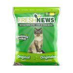 Fresh News Post Consumer Paper Pellet Cat Litter, 12-Pound