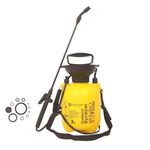 Yuvcon Manual Pressure Sprayer, Multi-Purpose Compression Sprayer for Gardening & Agriculture Spray Pump with Washer Set(3 litres)