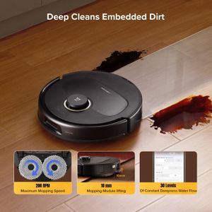 Roborock Qrevo S5V Robot Vacuum Cleaner – Black