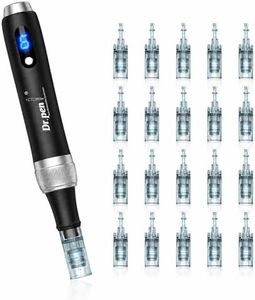 Dr. Pen M7S Microneedling Pen for Home Use, 20 Cartridges, Microneedle Pen for Men Women