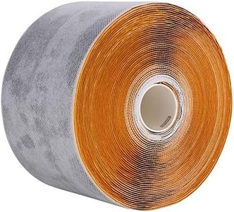 LLPT Butyl Sealing Tape 4” x 50 Ft Nonwoven Fabric Cover Self Adhesive Butyl Tape for Waterproofing Wet Areas (NF450)