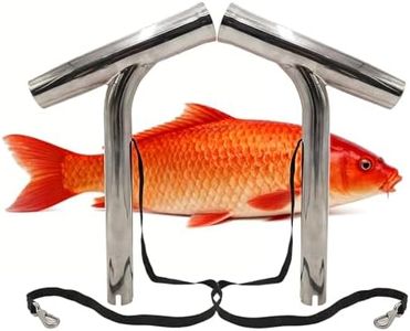 Stainless Steel Outrigger Fishing Rod Holders with Rope - 2PCS Marine Grade Pole Holders for Boat, Yacht, Kayak - Saltwater & Freshwater Compatible