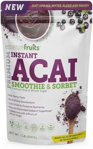 Essenzefruits Acai Powder - Perfect Smoothie & Bowl Mix, Non-GMO, Gluten-Free, Vegan Superfood, Berry Blend, Antioxidant, Plant-Based Superfood Berry from Brazil (1 Lb - 454g)