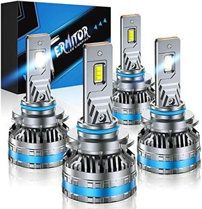 Termitor 9005 9006 Fog Light Bulbs, 2026 Upgraded 240W ๐๐๐,๐๐๐๐๐ Lighting Bulb with Cooling Fan, 6500K Cool White IP68 Waterproof,Pack of 4