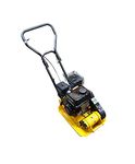 RocwooD Wacker Plate Compactor Compaction 87cc Petrol Engine 12" With FREE Pad & Wheel Kit Storage Landscaping Construction Machinery Heavy Duty Asphalt Earth Sand Gravel