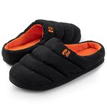 RockDove Men's Campground Memory Foam Down Slipper, Size 8/9 UK Men, Oriole