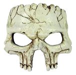 Forum Novelties Unisex-Adult's Half Mask-Foam Skull, Multi, Standard