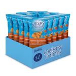 Crispy Minis Tortilla Farmhouse Cheddar Flavour Brown Rice Chips, Multi-Pack, 100 g (Pack of 12)