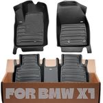 Mat Up! for BMW X1 2023-25 U11 Custom Fit Floor mats,Snow Proof, All Weather Rated, Full Coverage for 1st & 2nd Row (for BMW X1)