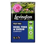 50L Rose, Tree & Shrub Compost, Levington Compost, Peat Free, Multi-Purpose Fertilisers, Gardening Soils for Outdoor and Indoor Planting, Small to Large Plants