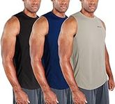 DEVOPS 3 Pack Men's Muscle Shirts S