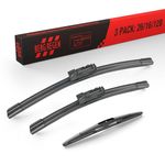 BERG REGEN 3 Wipers Windshield Wiper Blades, Replacement for Subaru Crosstrek 2024-2018/ Impreza 2024-2017 Premium All-Season Automotive Original Equipment Wiper Blades Set - 26"/16"/12" (Set of 3)