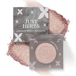 Just Herbs Lumi Glow Pressed Highlighter for Face Makeup Shea Butter + Vitamin C, 3.5 g (The Moon)