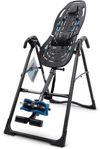 TEETER ComforTrak EP-560 Inversion Table, Decompression Surface for Full-Body Stretch, Ergo Embrace Ankle Supports, Integrated Accessories, UL Safety Certified, Heavy-Duty 300 lb Capacity (EP-560)
