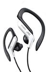 JVC HAEB75W Sports Clip Headphone, White