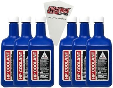 CYCLEMAX Six Pack for Honda HP Coolant 50/50 Blend 08C50-C321S02 Contains Six Quarts and a Funnel