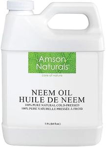 Neem Oil 1900 ml / 64 oz - 100% Pure & Natural, Cold pressed, Multipurpose uses, DIY recipes Amson Naturals.