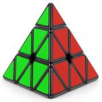 TOYESS Pyraminx Speed Cube 3x3, Magic Cube Triangle Pyramid Puzzle Twist Travel Toys for Gift, Stocking Filler or Kids & Adults