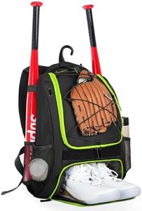 Goloni | Baseball Backpack Bag For Adult and Youth Baseball & Softball Equipment Bags Bat bag | shoes compartment & Fence Hook