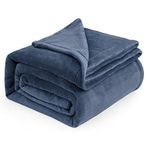 Bedsure King Size Blanket for Bed - Mineral Blue King Blanket Winter Fleece Blankets Fuzzy Cozy Soft Plush Warm Bed Blankets, 108x90 inches