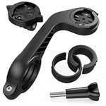 TUSITA Flush Out Front Mount Compatible with Garmin Edge GPS Bike Computer, XOSS G/G+, Quarter-turn to friction flange mount adapter Included