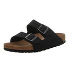 Birkenstock Arizona Black Birkibuc 8 US Womens / 6 US Mens