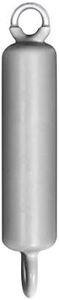 Flagpole Gear 7 lb Double Eye Bolt Counterweight - for Internal Halyard System - Flag Pole Weights (Silver/Gray)