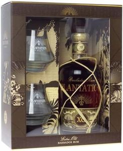 Plantation Rum BARBADOS XO 20th Anniversary 40% Vol. 0,7l in Giftbox with 2 glasses