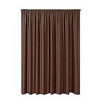 JEMIDI Curtain for Window - Blackout Curtains with Ruffle Tape for Curtain Rail Track Bedroom Living Room Windows