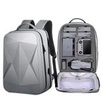 GetZget® Multipupose Carrying Case Bag Compatible with Dji Air 3 & Accessories Storage Hard Waterproof Backpack with Safety Belt & EVA Foam (For Air 3, Grey)