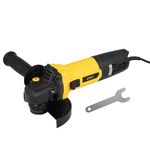 Deli DL-JM125-E1 900W Angle Grinder 125mm Corded Electric Heavy Duty with 12000 RPM Spindle Lock Slide Switch & Auxilary Handle for Grinding Polishing Cutting