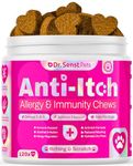 Dr. Senst Itchy Dog Skin Relief Dog Treats | Anti Itch for Dogs Immunity Treats | Vet Approved Itchy Dog Allergy Relief | Itch Remedies For Dogs | Dog Itchy Skin Relief Dog Chews | Natural Dog Treats