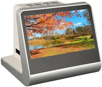 Cryfokt Digitaler Filmscanner, 14MP 22MP Sensor Film- und Diascanner mit HD-Farbbildschirm, Anschluss, Konvertierung von Dias und Filmen in Digitale Fotos für Computer und Laptops